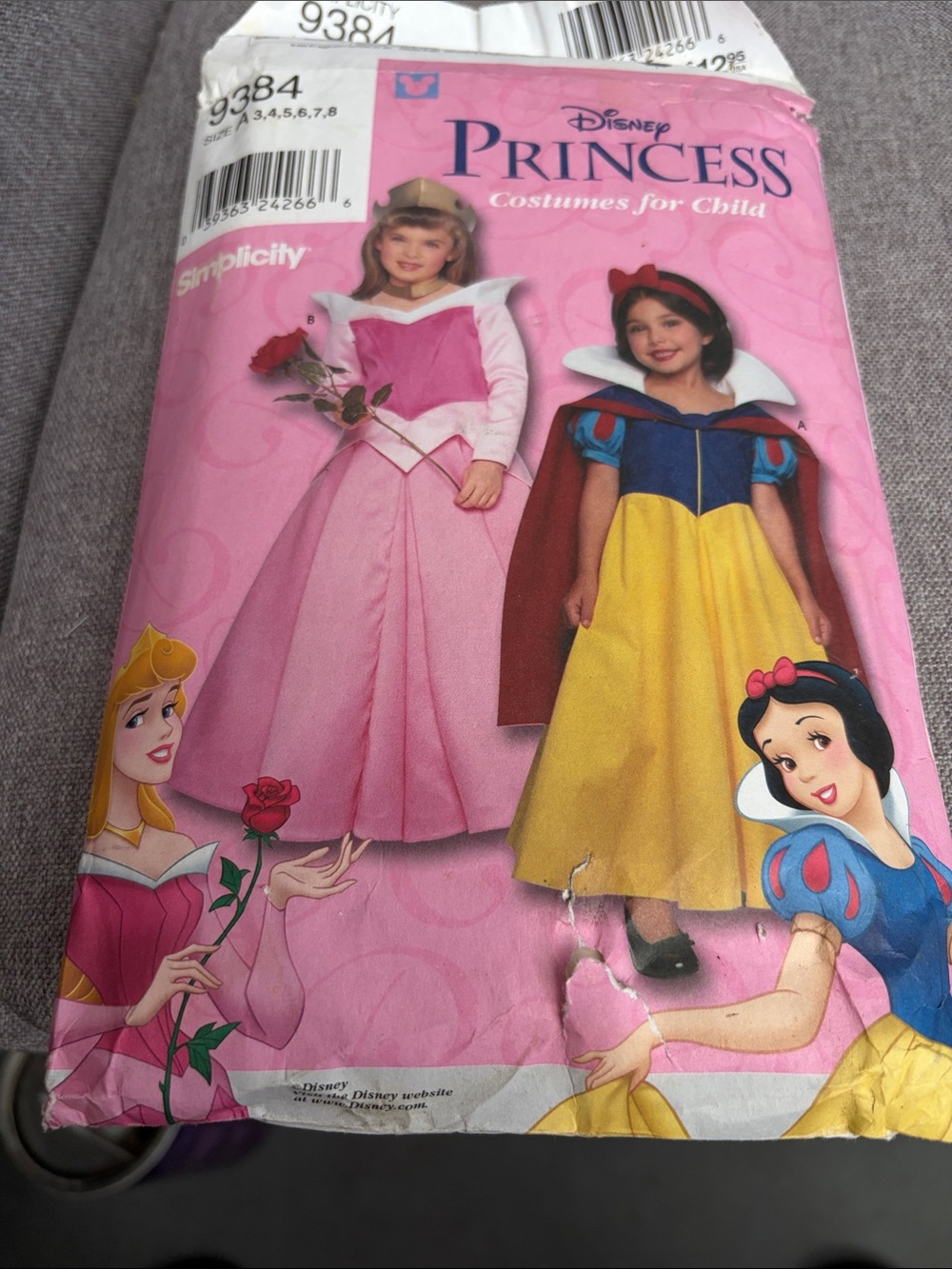 Disney Pink Aurora-Inspired Girls' Princess Costume